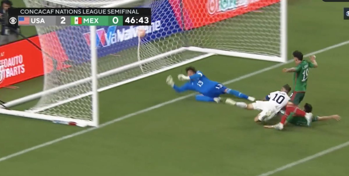 Smack_Twelve's tweet photo. Helpless on the Ground Memo Ochoa is the best Memo Ochoa. #USAvMEX #USMNT #BerhalterOut https://t.co/FSVWAZfXzk
