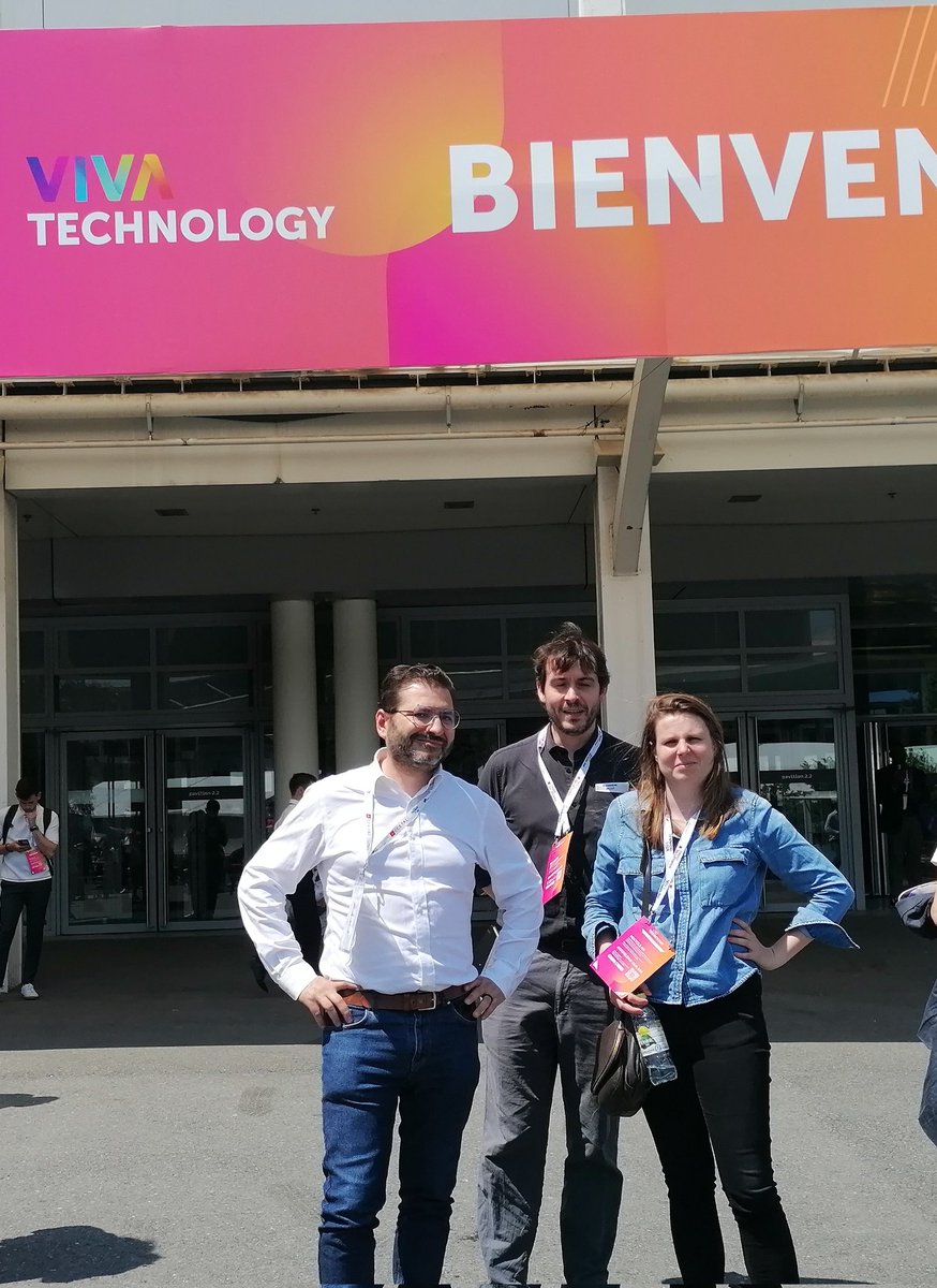 Présente tout ce vendredi à <a href="/VivaTech/">VivaTech</a> #AvecPôleEmploi pour vous accueillir sur le stand B28. Venez discuter API, IA, et creation de services pour les entreprises et les demandeurs d'emploi. @pole_emploi

A tout à l'heure.