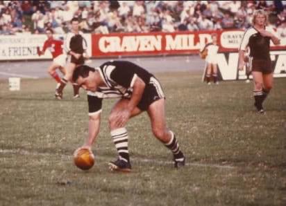 Lord Ted for Wests v Penrith at Lidcombe Oval in 1982 🏉