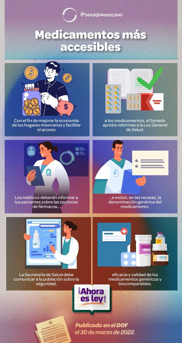 Brigida35118504's tweet photo. ¿Sabían que ya pueden acceder a medicamentos de manera más económica? Conozcan sobre este beneficio avalado en el Senado. https://t.co/5O6eu8pztb