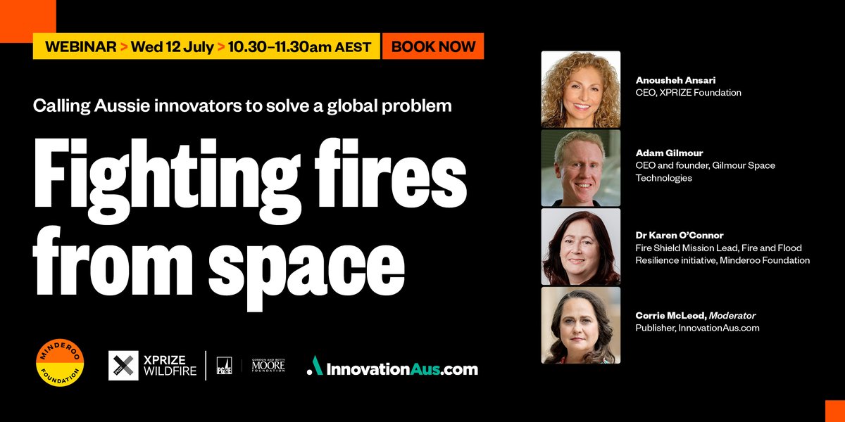 Innov_Aus's tweet photo. If you are working in #AI, #EarthObservation, #RemoteSensing, #IoT, #Spatialimaging, #robotics or #AutonomousSystems and interested in applying your #technology to prevent extreme #bushfires and #wildfires from becoming disasters โ then listen up! (1/4) https://t.co/pJx7ALjxz7