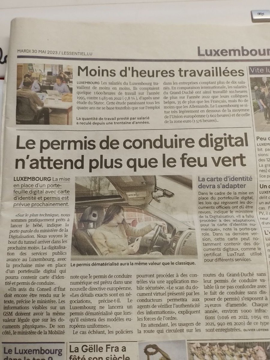 Le Luxembourg inaugure le portefeuille digital