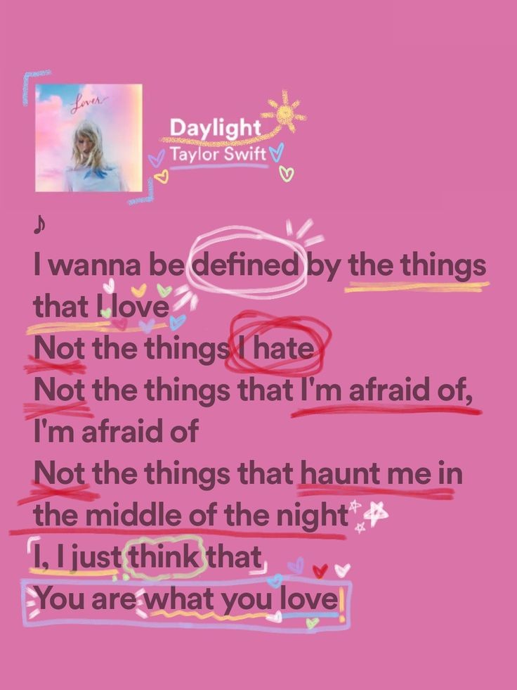 Daylight by Taylor Swift 💗