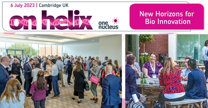 Don't miss #ONHelix23 on 6 July to meet your #lifescienceindustry network here at <a href="/BabrahamUK/">Babraham Research Campus</a>. The event app is open, so you can start your partnering now.

Register soon as places are limited: ow.ly/90oI50OIOQk

<a href="/OneNucleus/">One Nucleus</a> #BioInnovation #Cambridge