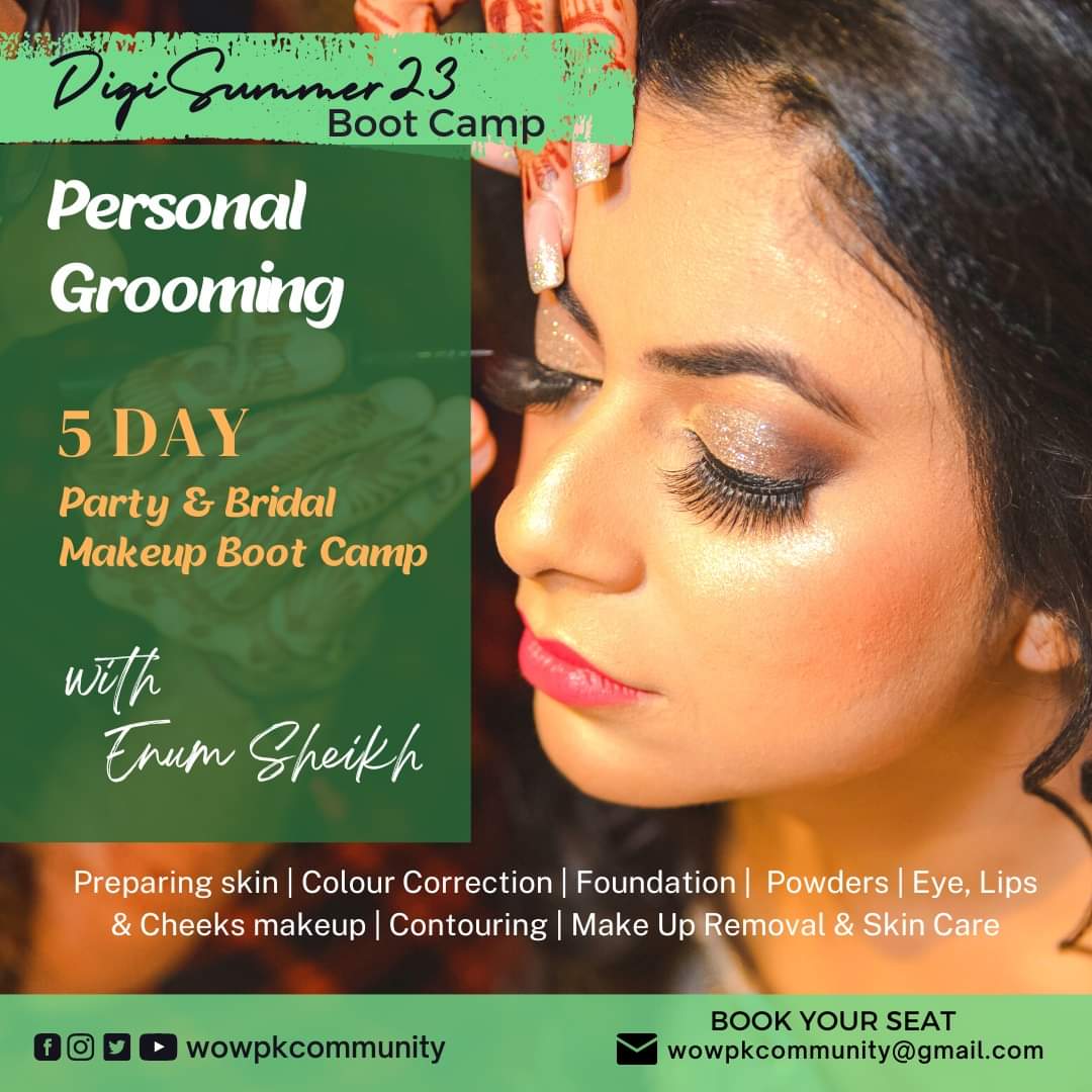 LOOK GOOD - FEEL GOOD ❤️
𝟓 𝐃𝐚𝐲 ONLINE 𝐏𝐚𝐫𝐭𝐲 &amp; 𝐁𝐫𝐢𝐝𝐚𝐥 𝐌𝐚𝐤𝐞𝐮𝐩 𝐖𝐨𝐫𝐤𝐬𝐡𝐨𝐩 
Register here:
forms.gle/1uNCByCTEV89tx…

Learn #skincare, #bridal &amp; party makeup. An excellent workshop for girls &amp; women to boost inner confidence 
#selfcare #grooming #makeup