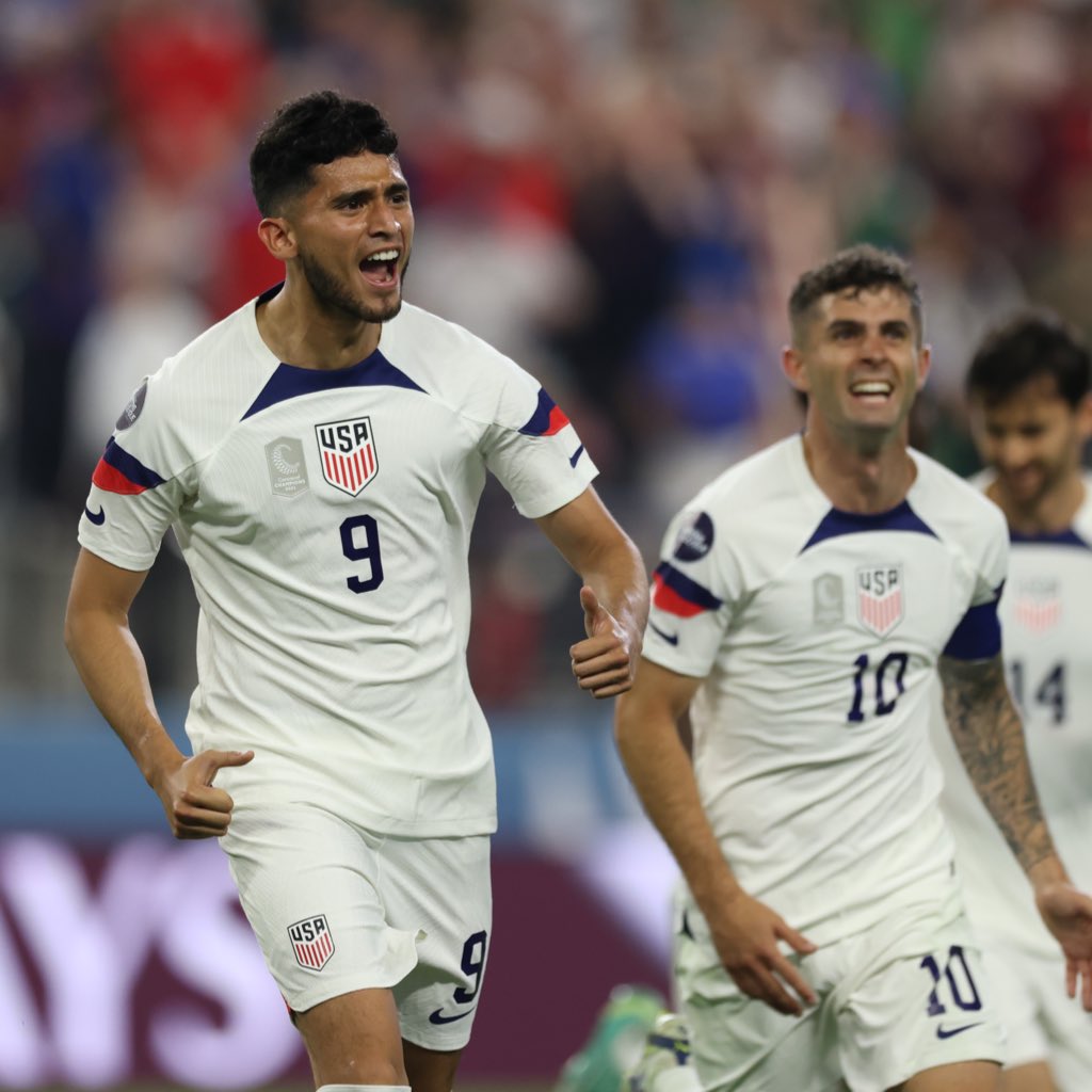 USMNT's tweet photo. 4 goals, 3 matches 🚂🚂🚂🚂 https://t.co/pZ2zdeExtS