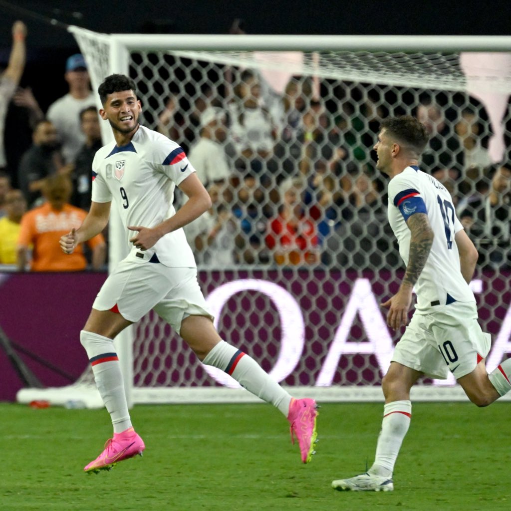 USMNT's tweet photo. 4 goals, 3 matches 🚂🚂🚂🚂 https://t.co/pZ2zdeExtS