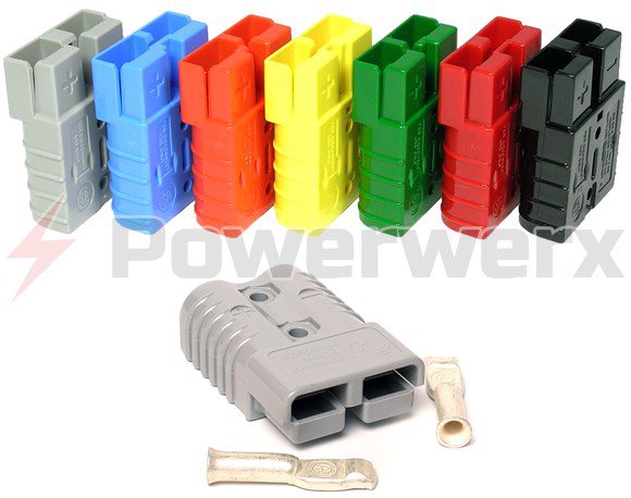 Today I learned the Anderson SB50 connector colors are physically different. It’s a bummer I have to order more connector heads. But I get why they are. Safety.