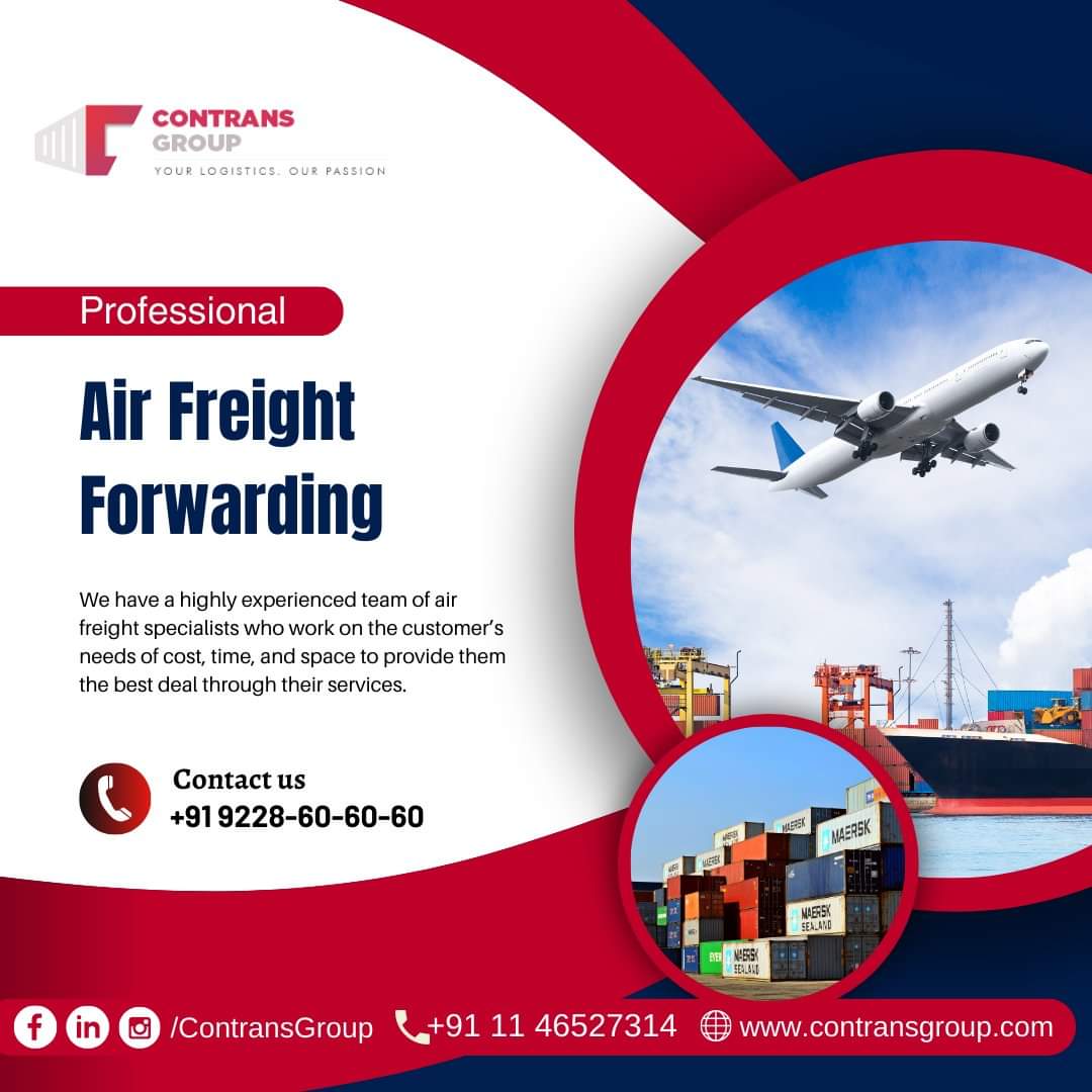 Professional - Air Freight Forwarding

We have a highly experienced team of air freight specialists who work on the customer’s needs of cost, time, and space to provide them the best deal through their services.

#ContransGroup #contrans #LogisticsSolutions #GlobalShipping