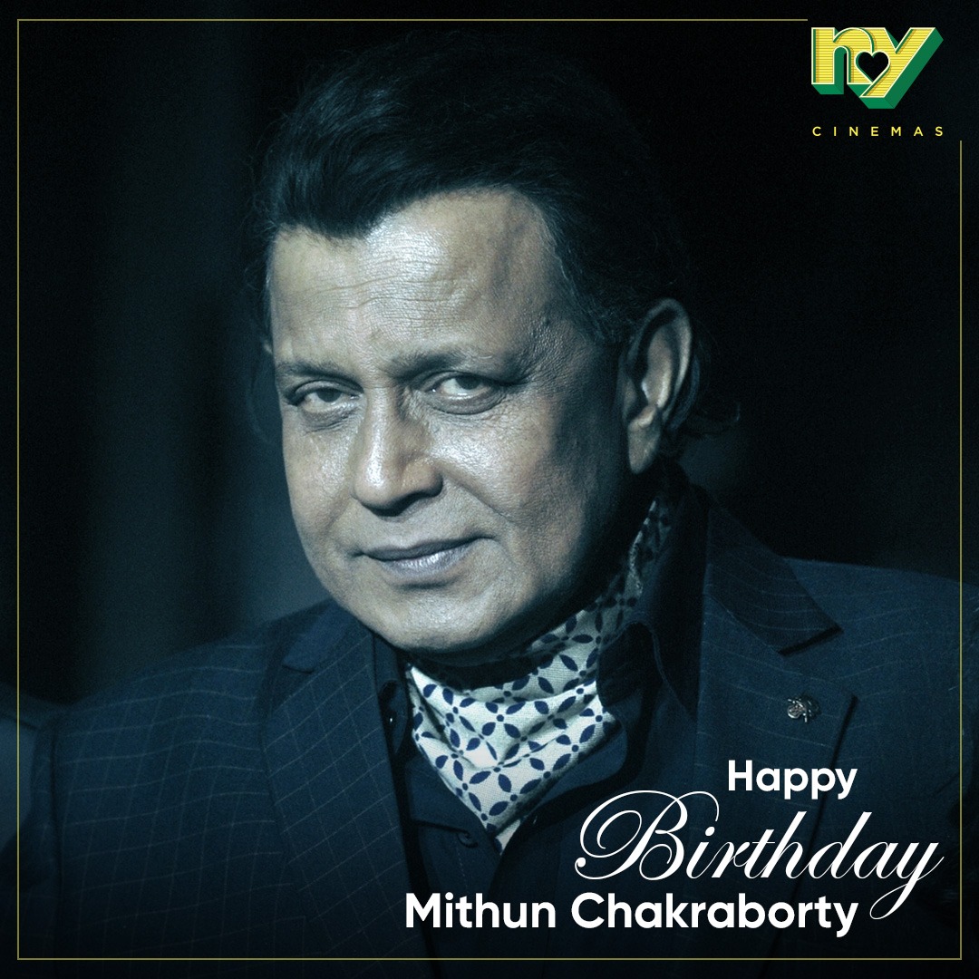 NY Cinemas wishes a very Happy Birthday to one of the greatest and legendary actors of Indian cinema #mithunchakraborty 

#happybirthday #mithunchakraborty #happybirthdaymithunchakraborty  #actor #hindimovie #indiancinema #movies #nycinemas #fortheloveofcinema
