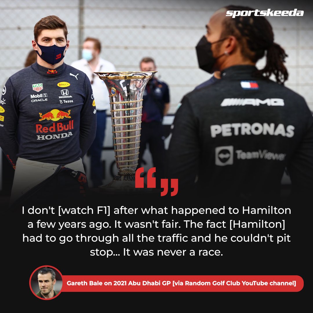 Gareth Bale has revealed that he no longer watches F1 after the 2021 Abu Dhabi GP 👀

#F1 #GarethBale #LewisHamilton #AbuDhabiGP