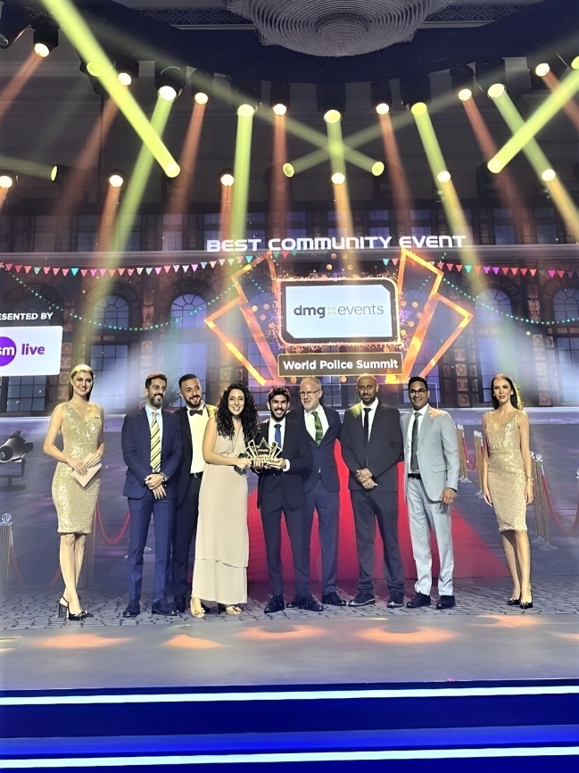dmgeventsglobal's tweet photo. Congratulations to the @PoliceSummit team on winning Best Community Event at the prestigious Middle East Event Awards! This award is a testament to the team's dedication, meticulous planning &amp; unwavering commitment to creating an exceptional experience for participants. https://t.co/6cyYpof5hS