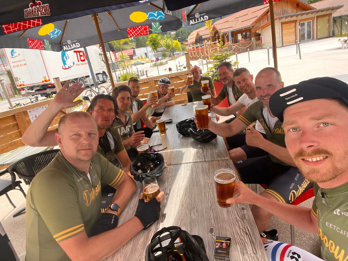 WCWergea's tweet image. Het fietsgedeelte van deze week zit erop, na het ontbijt beginnen wij aan onze terugreis. 
Over de route van gisteren niets te klagen, prachtige nieuwe plekken bezocht.