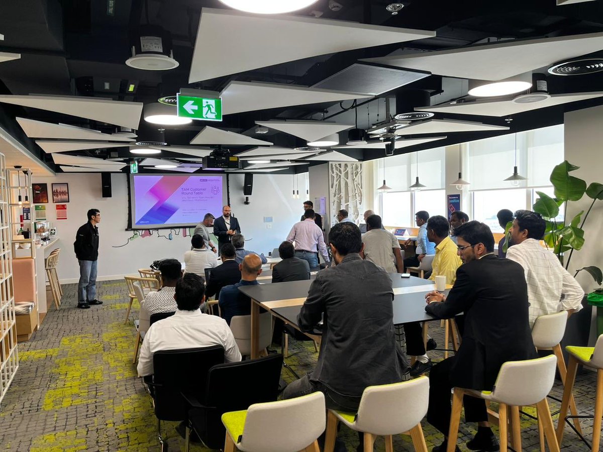 Happy Friday !! Kicking off #TAM Customer Roundtable in #dubai on ⁦<a href="/VMwareAriaOps/">VMware Aria Operations</a>⁩ #VMware_ME