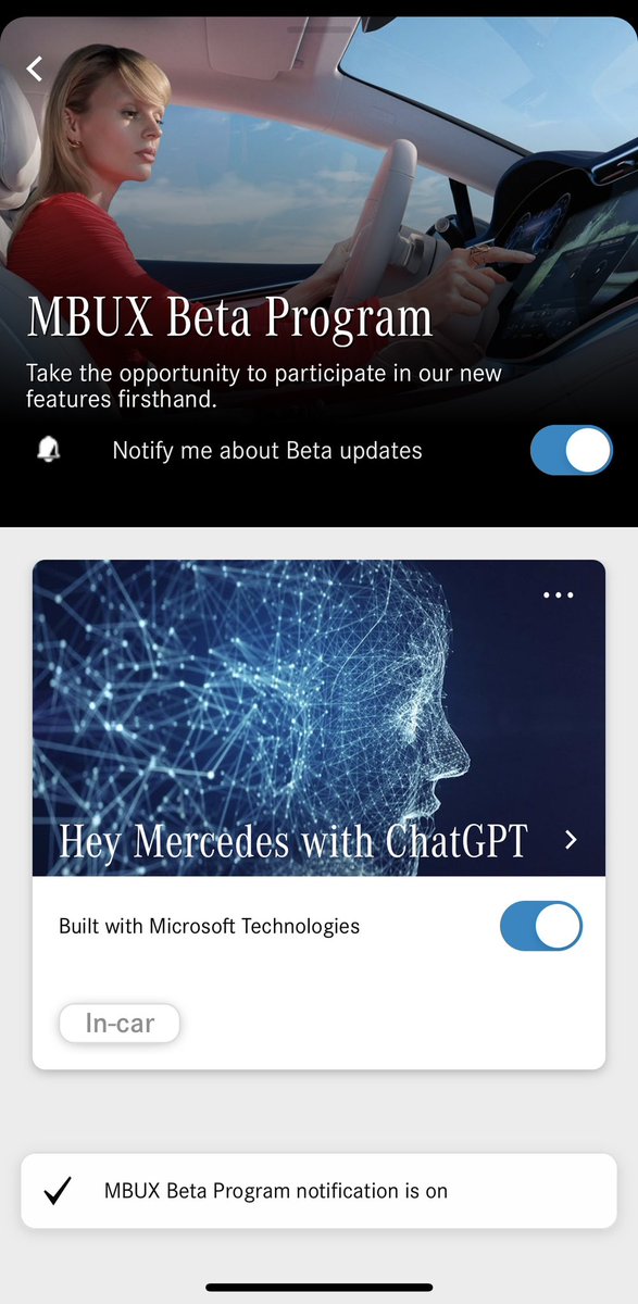 The MBUX Beta program has officially launched, which means ChatGPT is now integrated into the Mercedes Voice Assistant! It was fun to watch and celebrate the launch with the team after all of their hard work