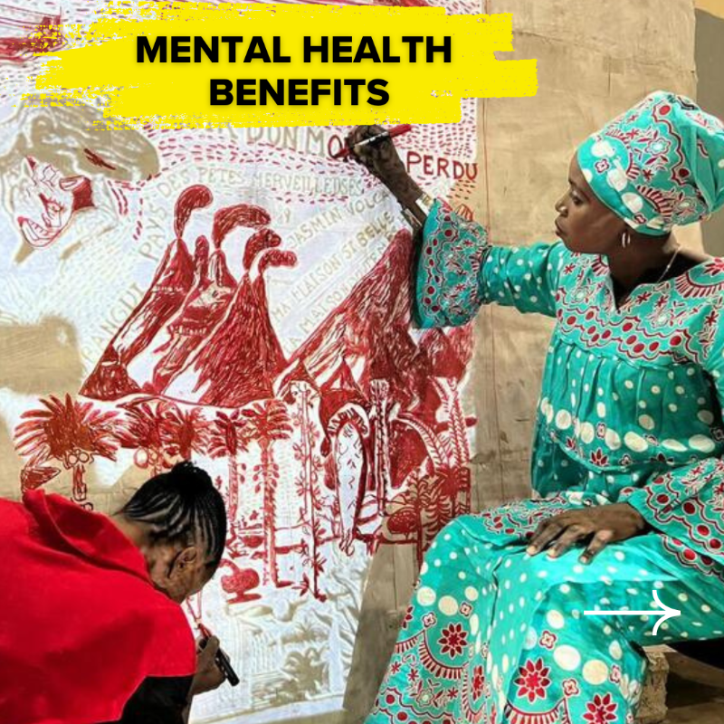 UNHCRAsia's tweet photo. Self-expression 
Mental health and well-being 
Cultural preservation 
Social inclusion 
Livelihoods 

These are just a few benefits that art offers as a tool for building resilience and protection in displaced communities. 
Join us as we stand #WithRefugees https://t.co/9B7cBwQEes