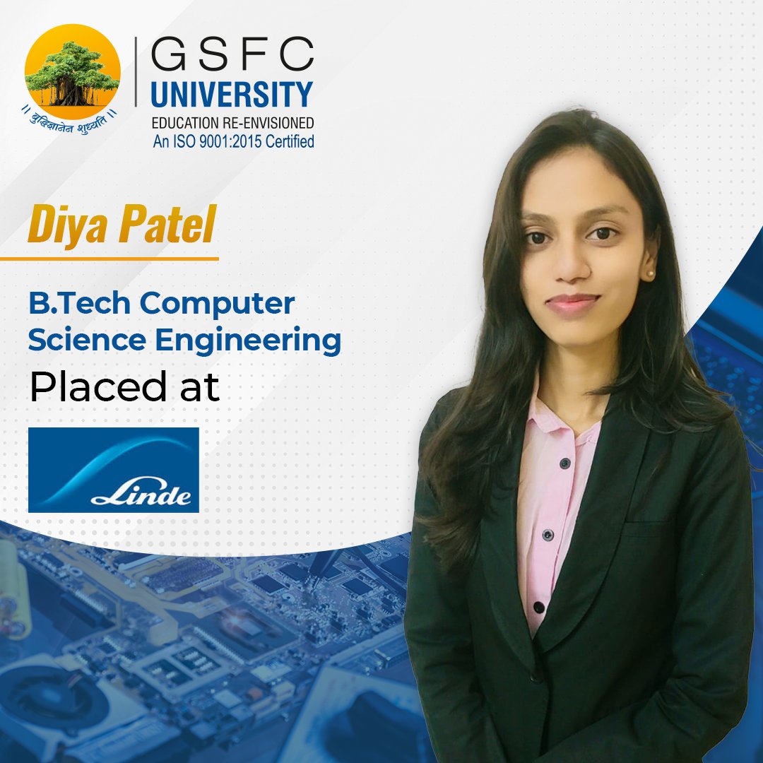 Congratulations Diya!! for getting placed at Linde.
This is the beginning of even more great things to come for you!
All the best.

#CampusPlacement #Placement #Engg #ComputerScienceEngineering