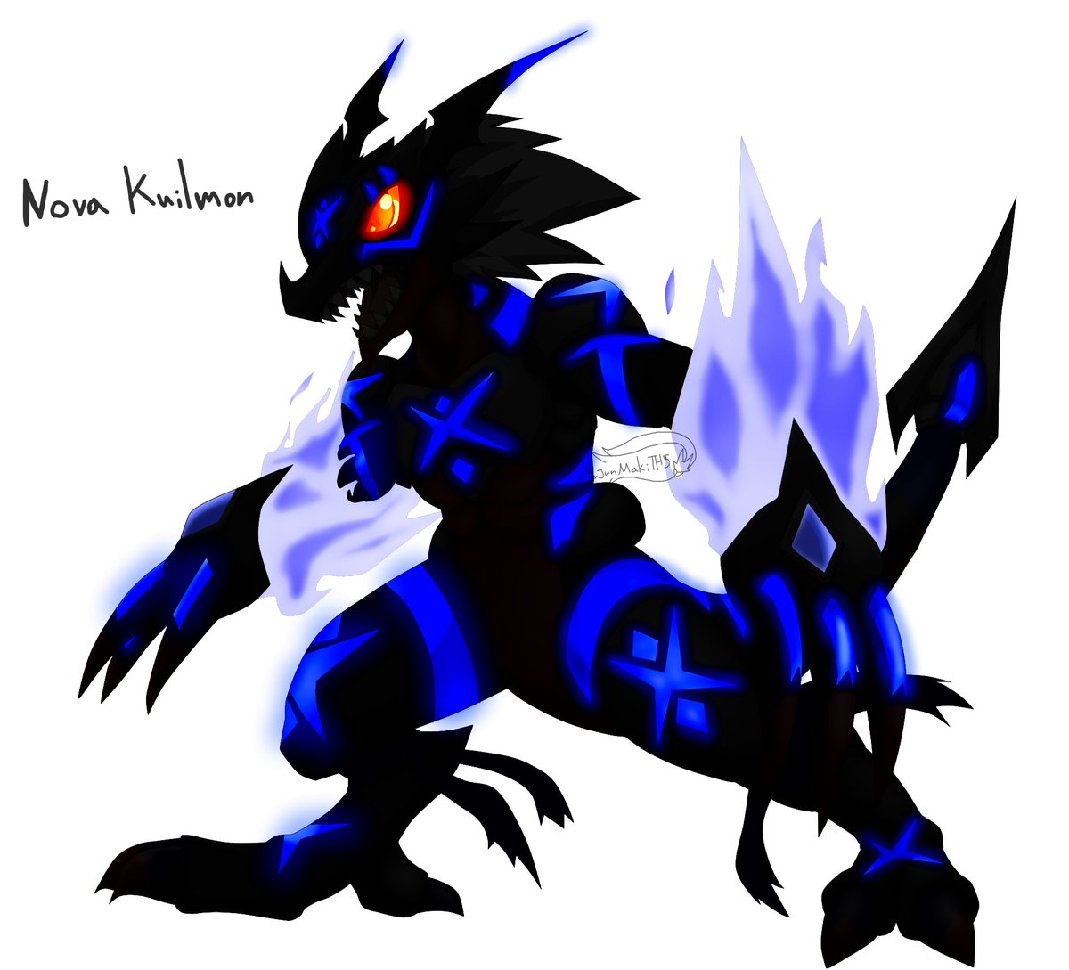 JunPazuru_TH5's tweet photo. This is Kuilmon's Champion Level, Nova Kuilmon. I think it's going to be okay?
#digifake #digimonoc #digimonOCs #digimonfanfic #fakemon #digimonfan https://t.co/7ZyG97FTIV