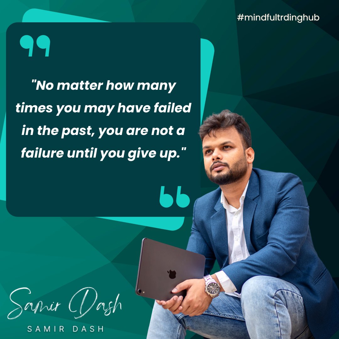 MusafirSamir's tweet photo. No matter how many times you have failed !!!
#tradingquotes #dailyquotes #mindfultradinghub
#StockMarketindia 

https://t.co/IckgQcDBbD https://t.co/SinkF4X0TR