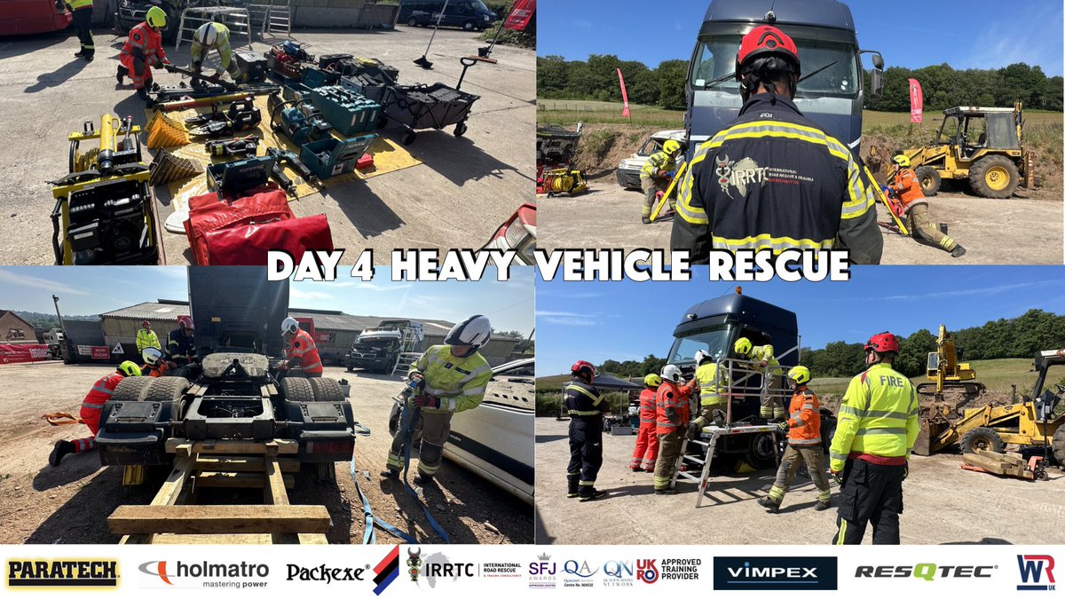 MichaelMaybin's tweet photo. HGV tractor unit rescue techniques 

Another fantastic day doing what we love doing.

Pleasure to see these #frs #instructors #techical #rescue crews developing &amp; enjoying it!

#extrication #cpd #accredited #qualification #heavyvehicle #rescue @SFJAwards @_ukro @NFCC_FireChiefs https://t.co/SelX6Sf4Kt