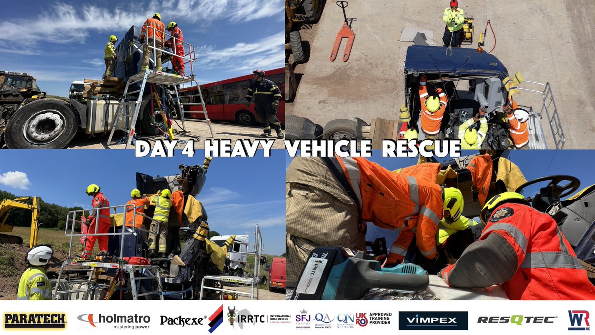 MichaelMaybin's tweet photo. HGV tractor unit rescue techniques 

Another fantastic day doing what we love doing.

Pleasure to see these #frs #instructors #techical #rescue crews developing &amp; enjoying it!

#extrication #cpd #accredited #qualification #heavyvehicle #rescue @SFJAwards @_ukro @NFCC_FireChiefs https://t.co/SelX6Sf4Kt