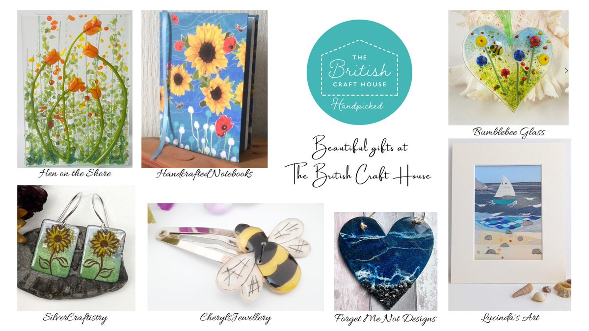 Relaunch day at the <a href="/BritishCrafting/">BritishCraftHouse</a> of the new website and there's so much going on including a brilliant giveaway! I've put together a collection from a few of the skilled small businesses that you can find there.
Gifts and treasures galore!
#earlybiz #shopindie #tbchcollage