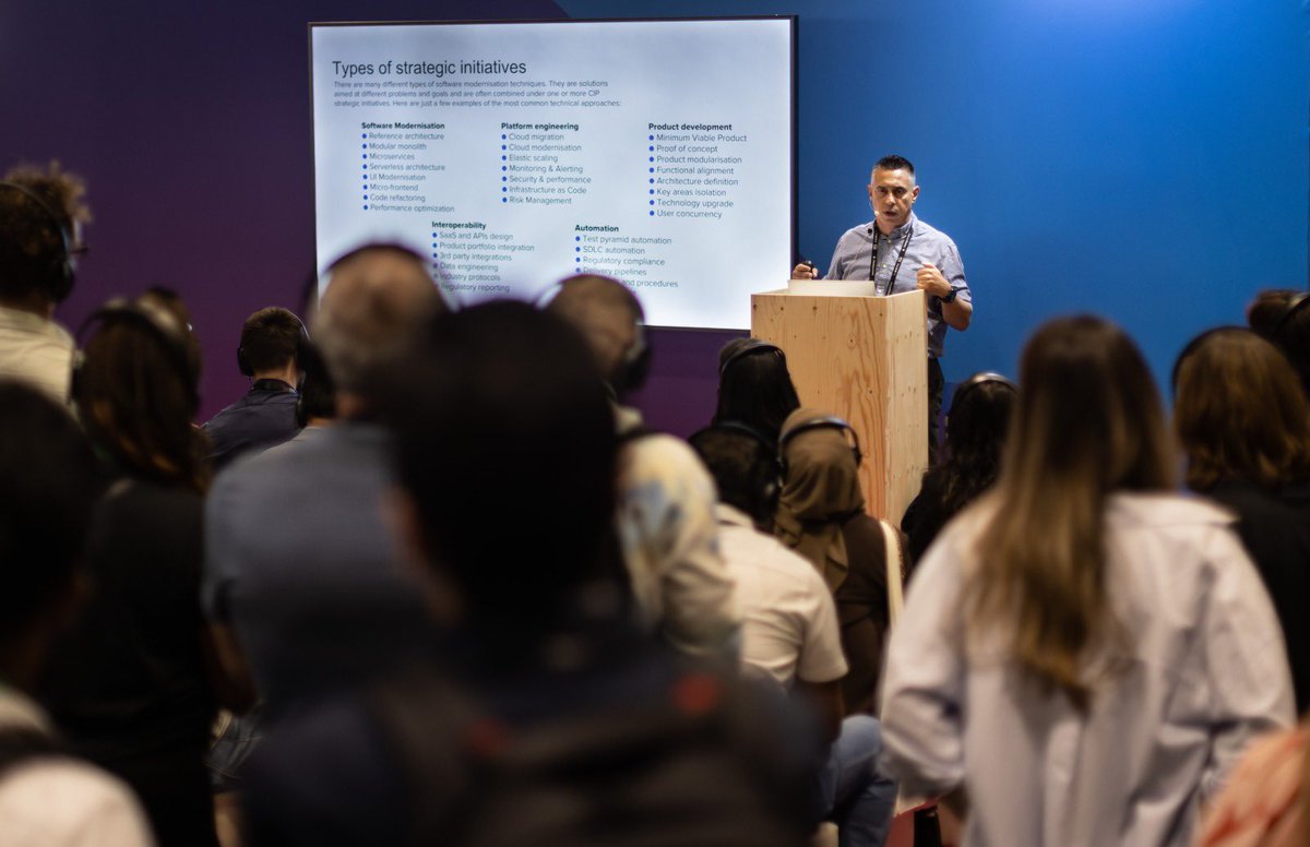 sandromancuso's tweet image. Last week at AWS Summit London talking about our Continuous Improvement Program - CIP