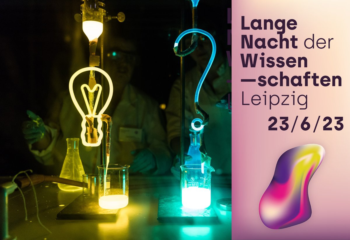 Heute in einer Woche (23.06.2023) ist es endlich wieder soweit: Die Lange Nacht der Wissenschaften in #Leipzig findet statt. Aus der #UniLeipzig beteiligen sich über 50 Einrichtungen mit mehr als 100 Veranstaltungen. #lndw #lndw23 uni-leipzig.de/newsdetail/art…