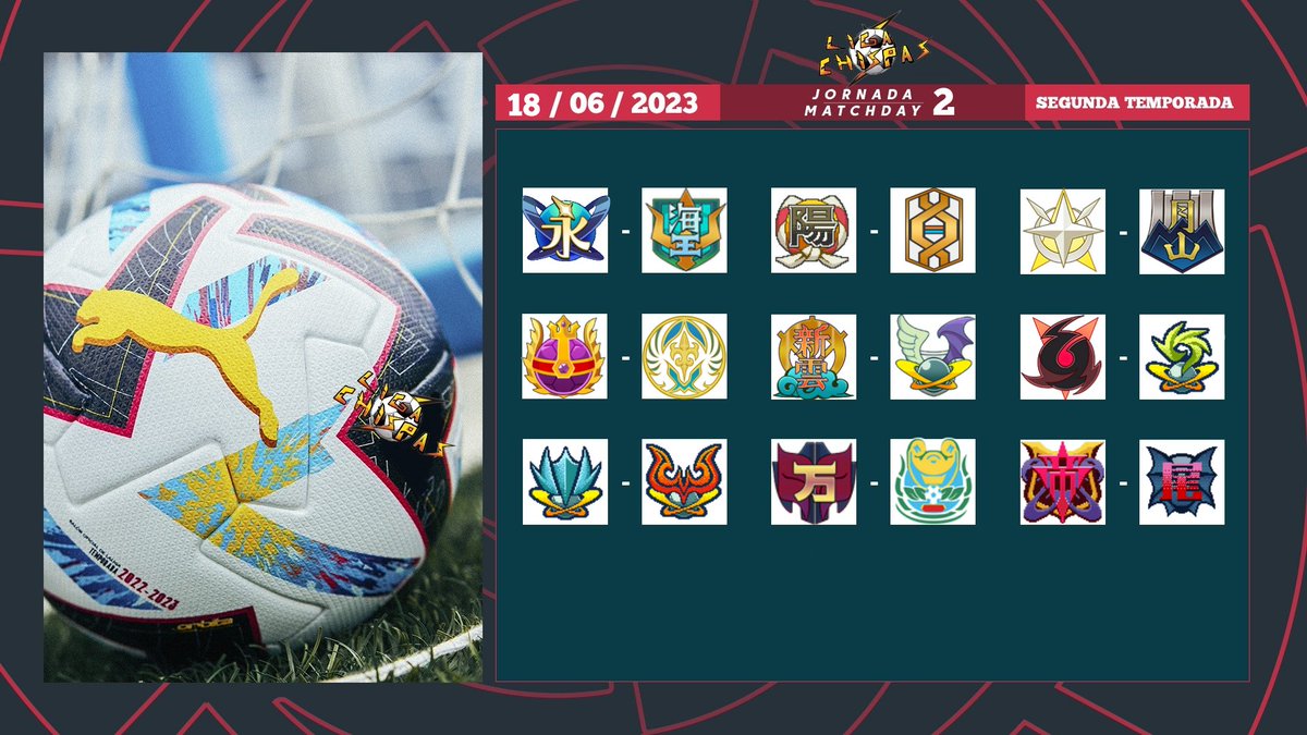 ligachispas's tweet photo. DOMINGO 18 JUNIO
JORNADA 2 LIGA CHISPAS https://t.co/I8S87zvuR7