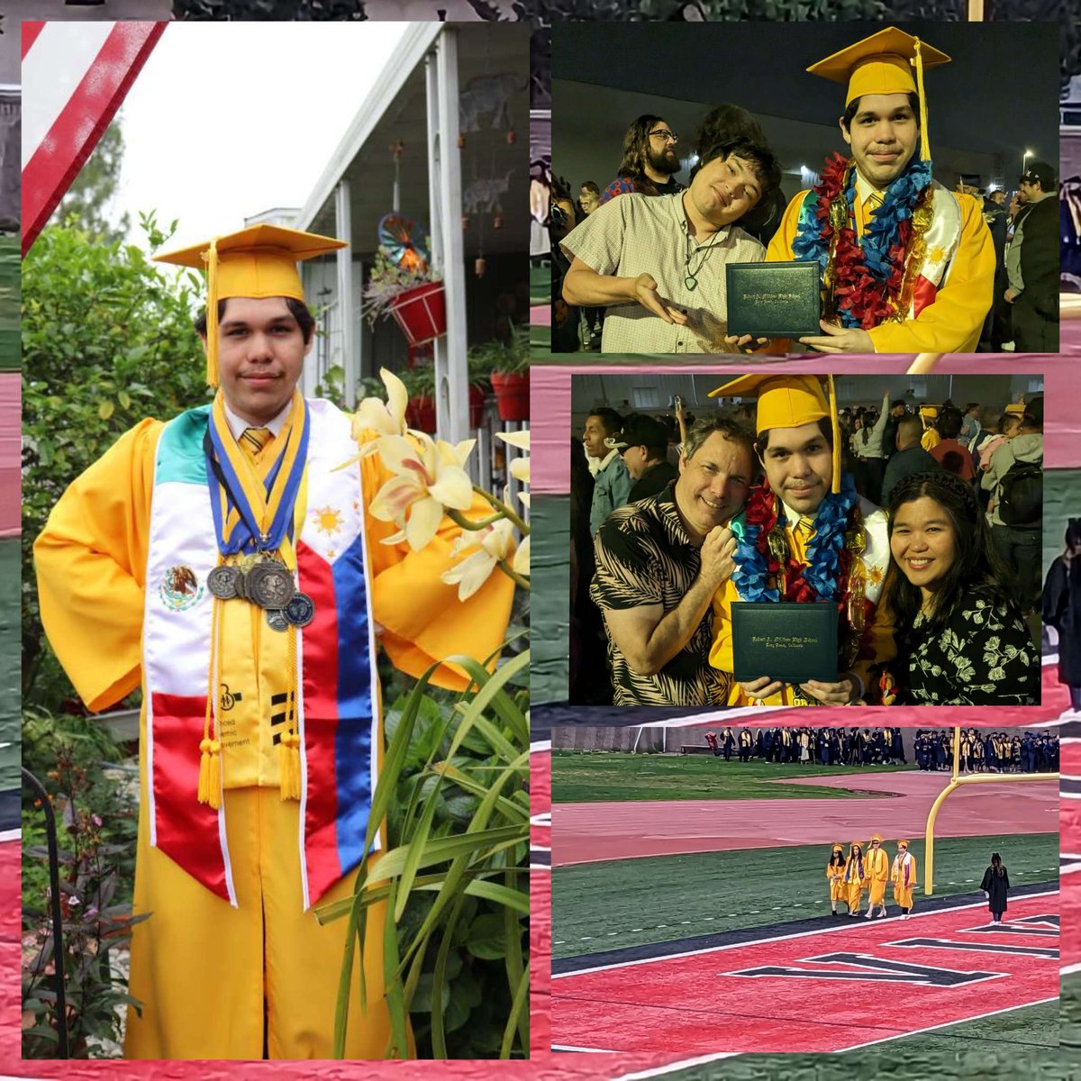 legomars's tweet photo. Such a memorable evening celebrating my Youngest, a new high school graduate!🧑‍🎓 We're so proud! #LBUSD #Love #Family 

https://t.co/aBJfqOYvYx https://t.co/mNmMLlSpYn