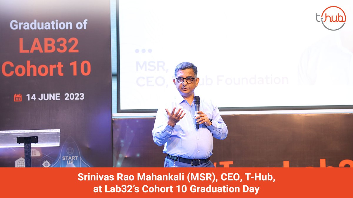 Lab32THub's tweet image. 16 market-ready #startups, captivating awards and felicitation ceremony, and a superb evening of #networking!

That sums up the #GraduationDay of #Lab32’s milestone 10th cohort focussed exclusively on #D2C and #B2C startups.

@Thubhyd

#InnovateWithTHub #iamlab32