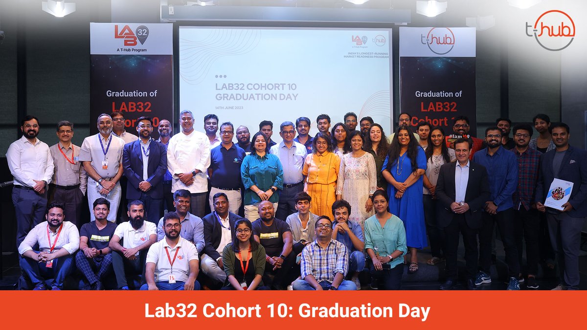 Lab32THub's tweet image. 16 market-ready #startups, captivating awards and felicitation ceremony, and a superb evening of #networking!

That sums up the #GraduationDay of #Lab32’s milestone 10th cohort focussed exclusively on #D2C and #B2C startups.

@Thubhyd

#InnovateWithTHub #iamlab32