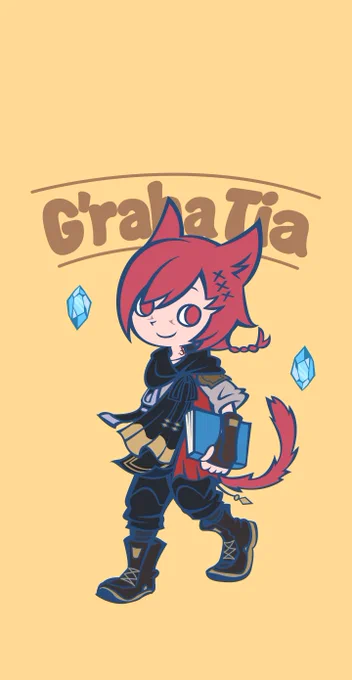 ポップ◯ミュージック風グラハティア #FF14 #お昼休みの息抜き