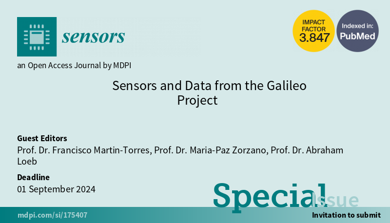 Sensors_MDPI's tweet photo. #specialissue Sensors and Data from the Galileo Project https://t.co/KCGkyDcqzc
Guest Editors: Prof. Dr. Francisco Martin-Torres, Prof. Dr. Maria-Paz Zorzano and Prof. Dr. Abraham Loeb
#sensors #GalileoProject #InterstellarObjects
@aberdeenuni @intaespana @IACT_divulga https://t.co/8kMuCd4gVO