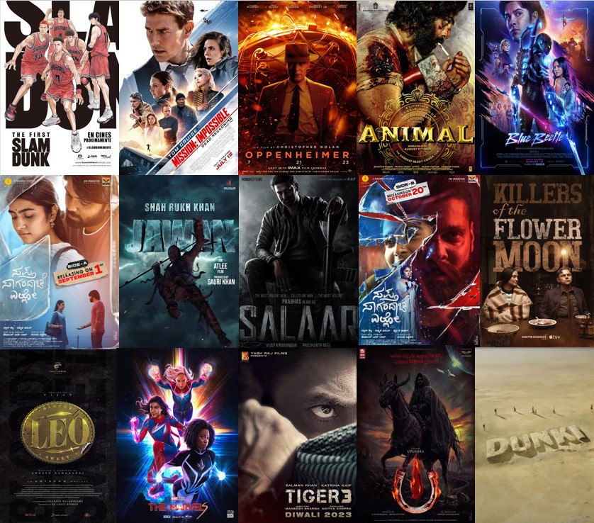 Movies i am going to watch in theaters for rest of 2023
#MissionImpossible #Oppenheimer #SLAMDUNK #Animal #BlueBeetle #SSESideASep1st #Jawan #Salaar #SSESideBOct20th #SSE #Leo #KillersOfTheFlowerMoon #Tiger3 #TheMarvels #Dunki #UI