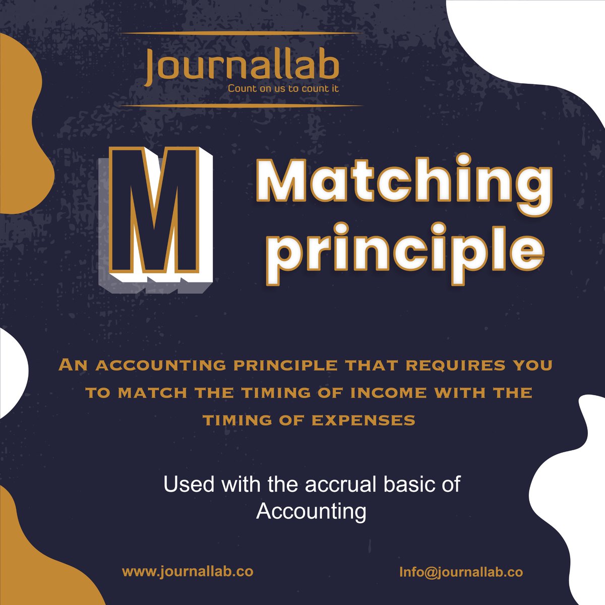 JournalLab's tweet image. #MatchingPrinciple #ExpenseRecognition #RevenueRecognition #AccrualAccounting #TimingOfIncomeAndExpenses #PeriodMatching #ExpenseMatching #RevenueMatching #MatchingConcept #MatchingPrincipleAccounting