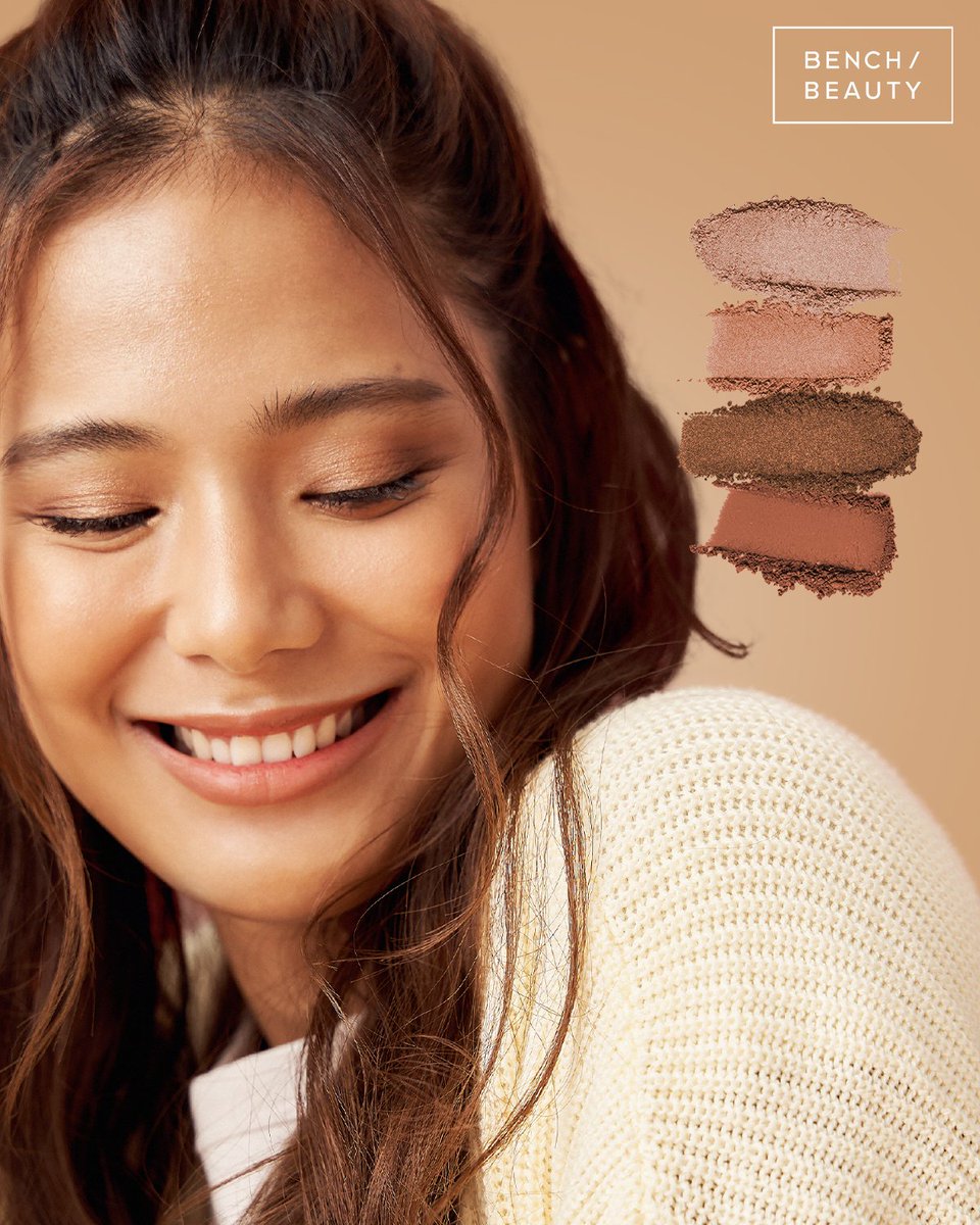 benchtm's tweet image. Upgrade your eye makeup game with an eye palette that has it all - intense colors, a clump-free finish, and sheer pearl pigments for a stunning shine! 👀✨

Eye Palette (THE1001A) P399

#DevonSeron #BENCHBeauty #BENCHBeautyEveryday