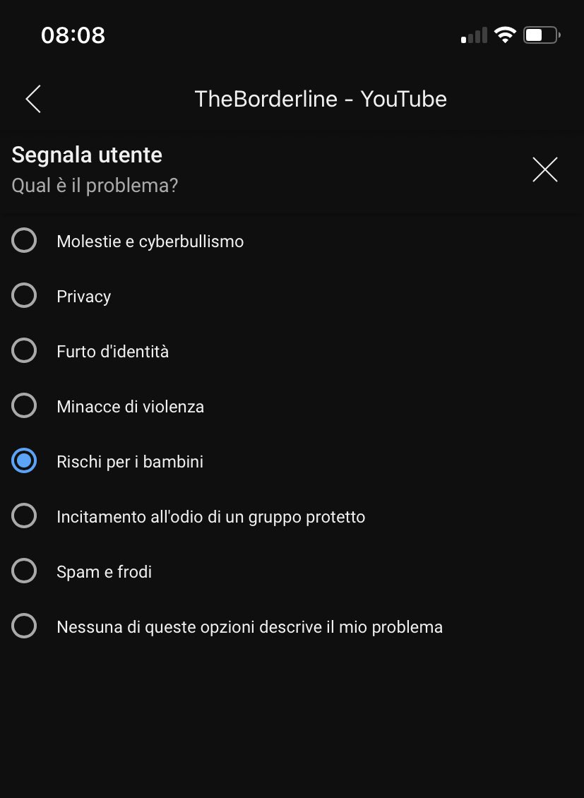 Fuckeveryonexox's tweet photo. Non servirà a niente ma questo canale deve SPARIRE DALL’ UNIVERSO #theborderline https://t.co/47l17xpZR3