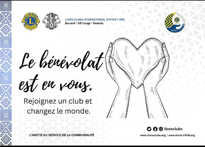 *DE LA VIE LIONISTIQUE:* *CAP VERS LA FIN DE L'ANNÉE 2022-2023* *_Campagne* 15._ JOUR 1. ________ savez-vous comme *Le Bénévolat est en vous ?* Alors, Rejoignez un Club Lions ou Leo pour changer le monde. *_L'amitié au service de la_ _communauté.*_