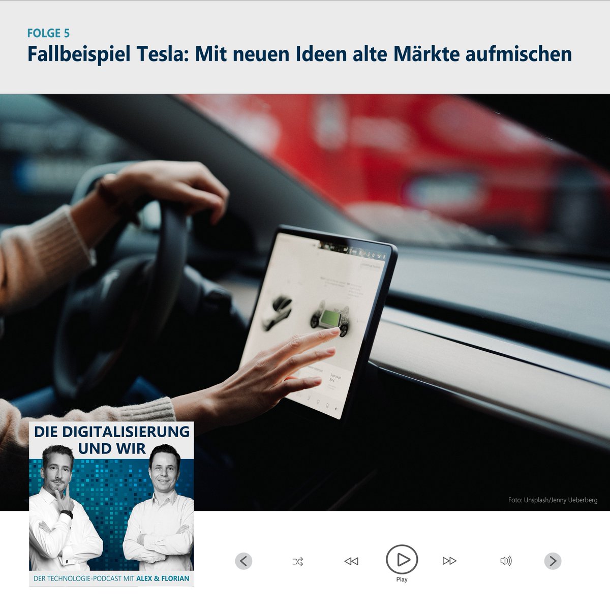 Es war wie immer eine Freude mit <a href="/xlth/">Alex Loth | Dev & Author</a> zu reden. Diesmal darüber, was Tesla zum Durchbruch im Automarkt geholfen hat. So viel kann ich verraten: Es hat auch mit Digitalisierung zu tun. ;-) Mehr dazu in der neuesten Podcast-Folge: podcasters.spotify.com/pod/show/digit… #digitalisierung #tesla