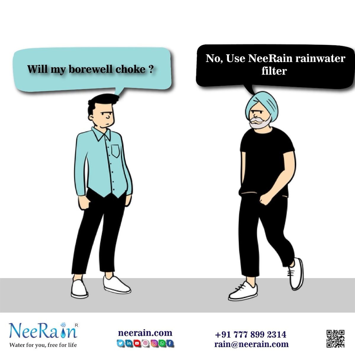 Will my Borewell choke ?
#rain #RechargeWater #RechargeRain #Water #WaterForLife #waterharvesting #WaterConservation #savewatersavelife #Sustainability #ecofriendly #greenbuilding #GroundWater #Neerain #NeeRainFilter #rainwater #WaterInnovation #watermanagement