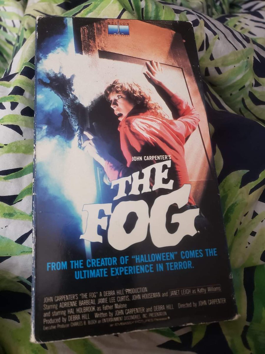 Now showing on my 80's Fest Movie 🎥 marathon...The Fog (1980) on glorious vintage VHS 📼! #movie #movies #horror #thefog #johncarpenter #jamieleecurtis #tomatkins #adriennebarbeau #CharlesCyphers #janetleigh #ripjanetleigh #NancyLoomis #NANCYKYES  #HalHolbrook #riphalholbrook...