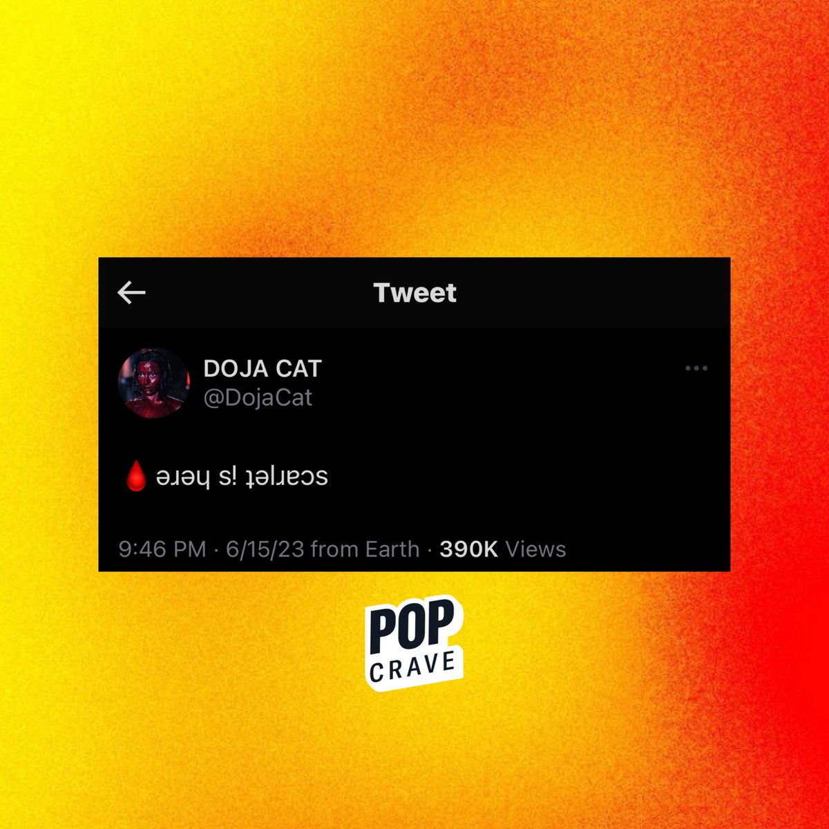 Pop Crave On Twitter Doja Cat Seems To Introduce Alter Ego Scarlet After Wiping All Of Her