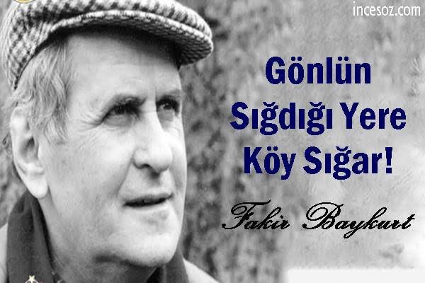 ……..
Hey benim Tanrım ;
dünyayı yarattın eyi gözel ,
Çok teşekkür ederiz,
binlerce şükür sana!
ga bu akılsız kulları 
neden yarattın?
** Onuncu Köy
#FakirBaykurt