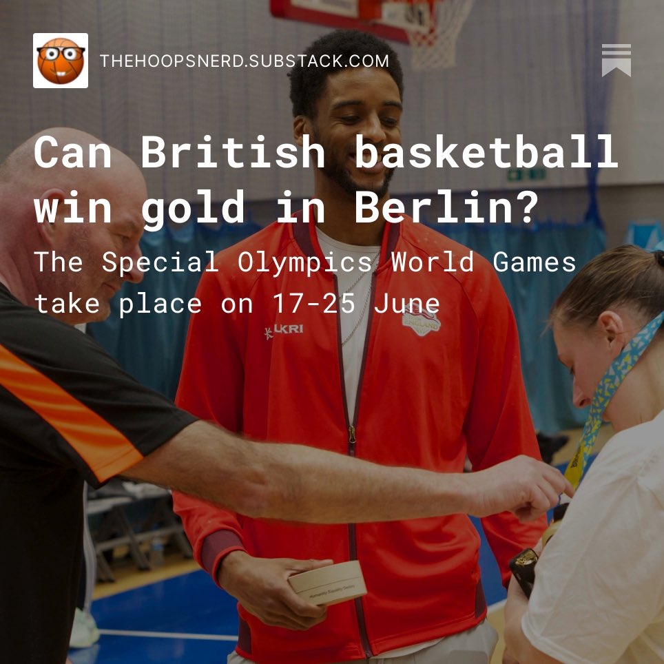 🚨 NEW🚨 

Blog post from me on the <a href="/SpecialOlympics/">Special Olympics</a> World Games that start this weekend, where coaches @jazzowen92 and @JacobMeaton believe there is gold medal potential in the Women’s 3x3 – plus thoughts from <a href="/realmissbalmain/">Natalie India Balmain</a> 

Read here ➡️ tinyurl.com/56c2rvyx