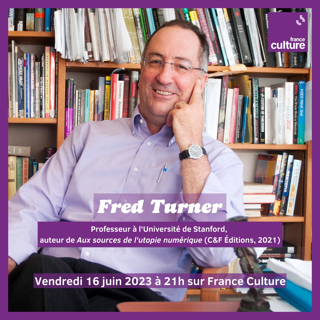 💬À 21h, <a href="/fsaltiel/">François Saltiel</a> s'entretiendra avec <a href="/fturner/">Fred Turner</a>, professeur à <a href="/Stanford/">Stanford University</a> et auteur de "Aux sources de l'utopie numérique" <a href="/CetFeditions/">C&F Éditions</a>

❓Comment revisite-t-il l’histoire des origines intellectuelles et sociales de l’Internet ?

🎙En fin d'émission, une chronique de <a href="/Ju_devaux/">Juliette Devaux</a> !