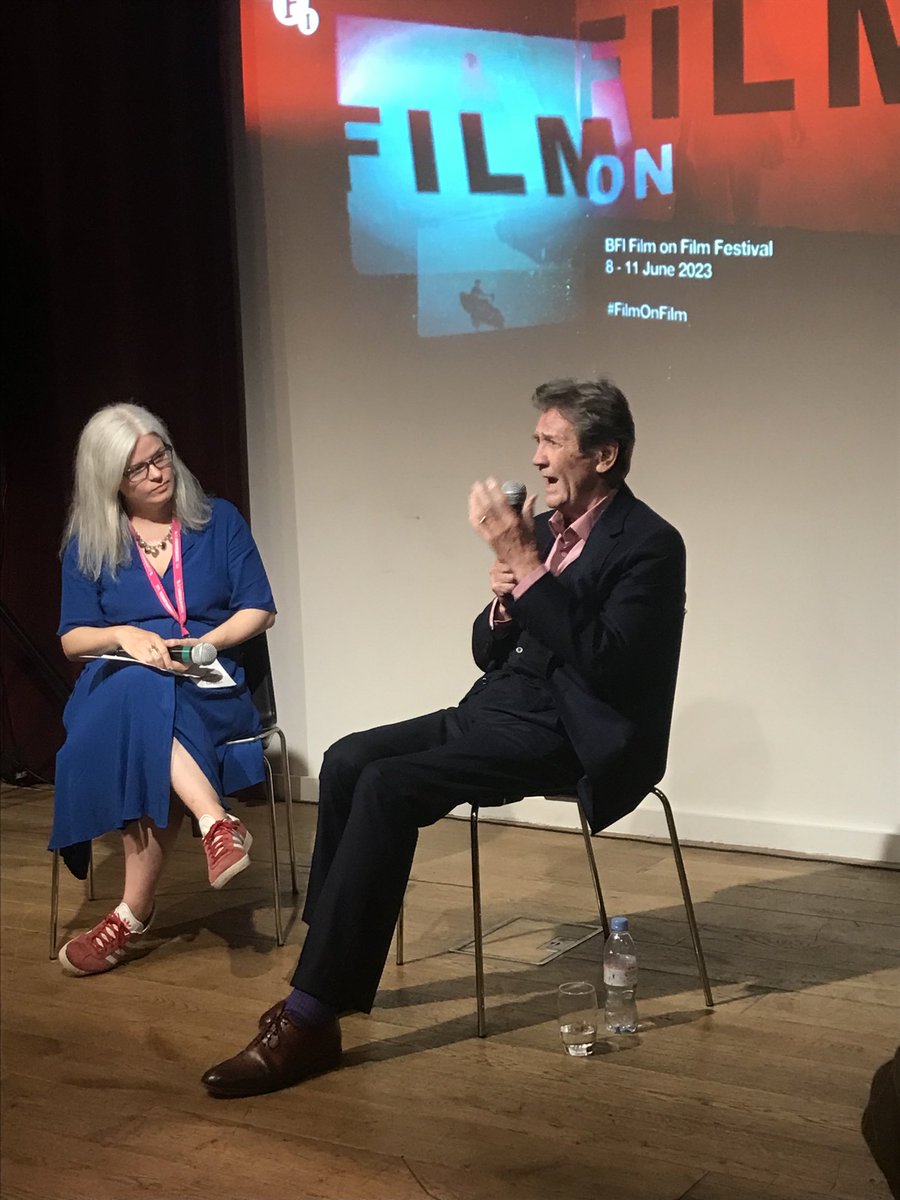 A great finish to the ⁦@BFI⁩ #filmonfilm weekend festival.  Melvyn Bragg introduced two films he made with Ken Russell in 1978 Dorothy and William (Wordsworth) and the poet Coleridge.  We hope that this will be an annual event!