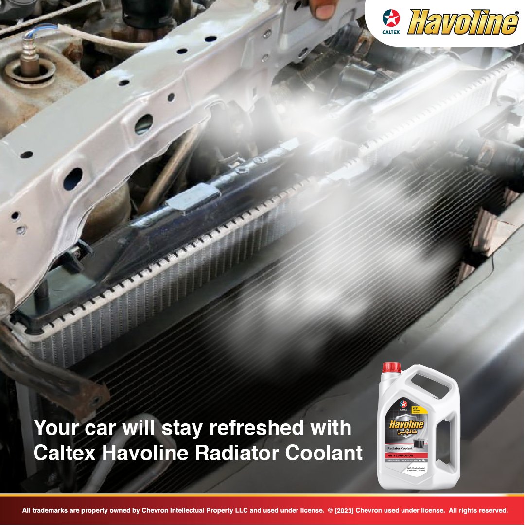 CaltexEA's tweet image. Wherever your weekend takes you, travel safely knowing your car's radiator is cool and performing at optimum condition with the protection of @caltexea Radiator Coolant

#WeKeepTheWorldMoving #CaltexLubricants #RadiatorCoolant #EngineOil #Caltex #Havoline  #Mechanics #Lubricants