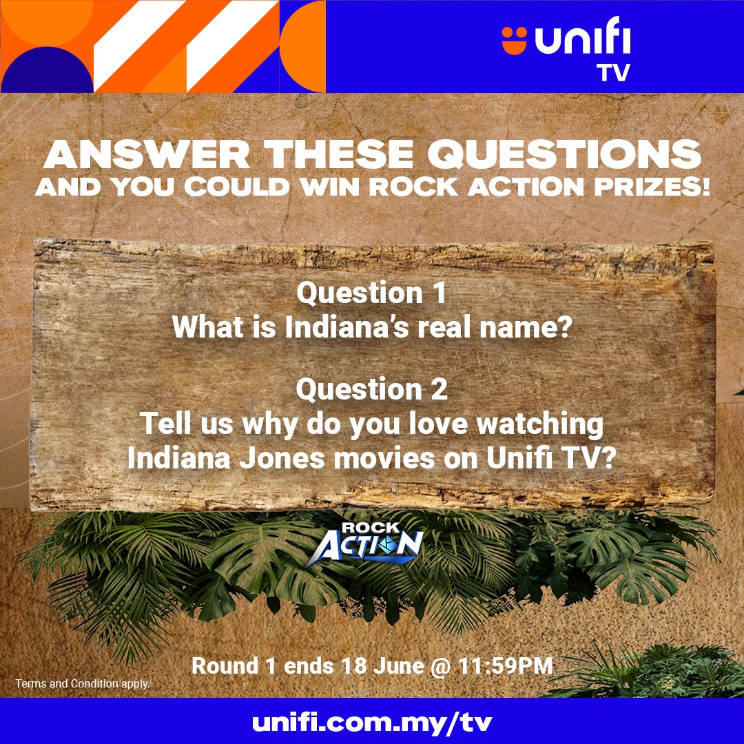 unifi's tweet photo. Win BIG with #UniFriyeay!

Follow these steps:
1️⃣ Follow @unifi​
2️⃣ Like and Quote Tweet this post with your creative answers and include #UniFriyeay #ROCKACTION in your post.​
3️⃣ Make sure your account is public.​

​The most creative answer wins! https://t.co/80QAZL5t8K