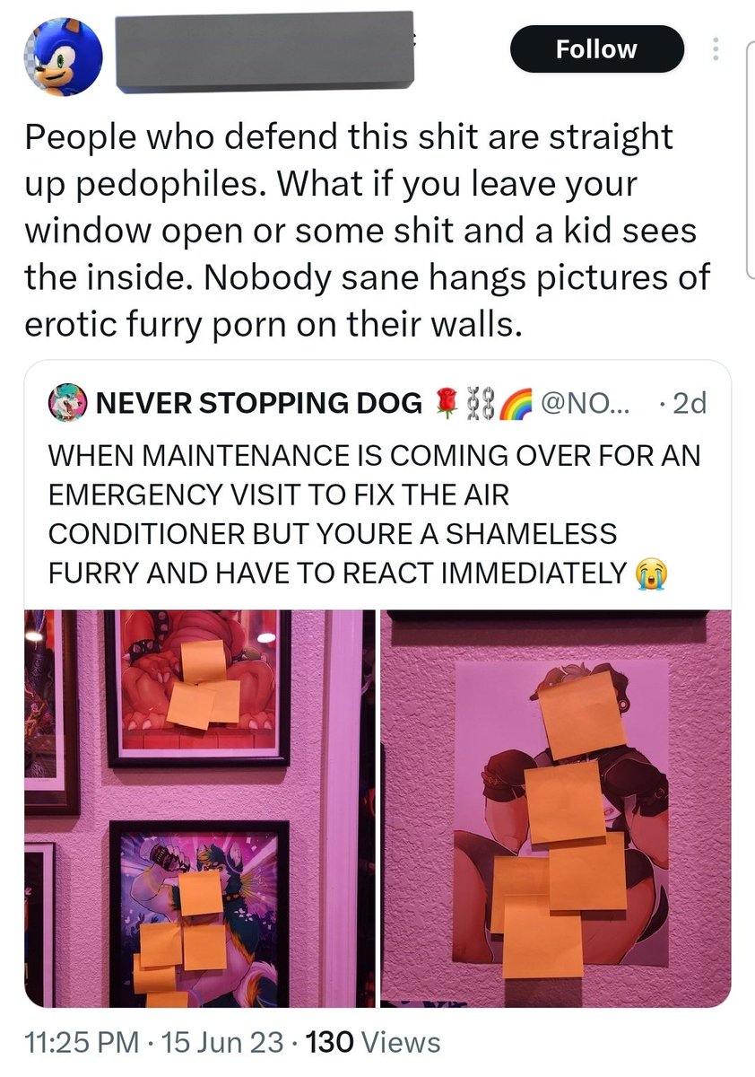 we've reached a point where "keep it in the bedroom" is no longer enough because kids could, hypothetically, be staring at you through your window